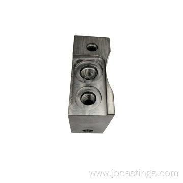 CNC Machined Steel SHaped Cylinder Valve Block